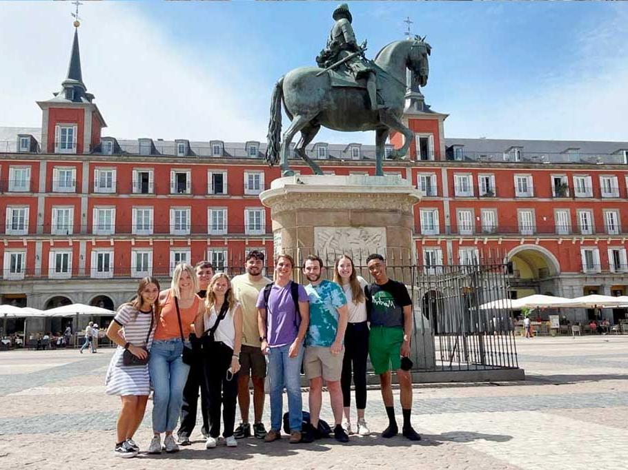 CEA CAPA Study Abroad Students in Madrid